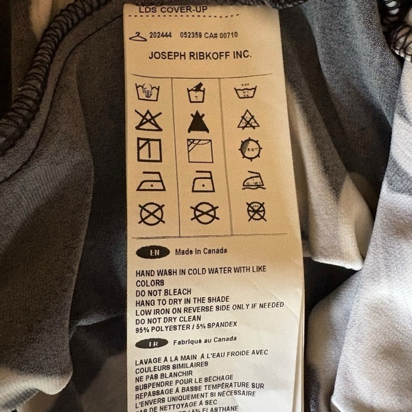 Joseph Ribkoff Black and White Floral LDS Cover Up Size 10 Kimono Cardigan - Picture 4 of 10